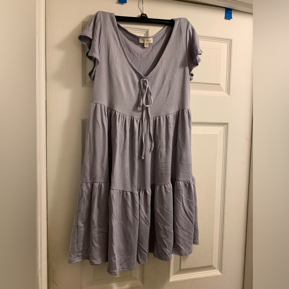 Gently worn blue summer dress size medium.
